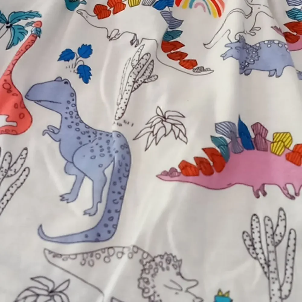 Little girls dinosaur dress size 4T great condition used once